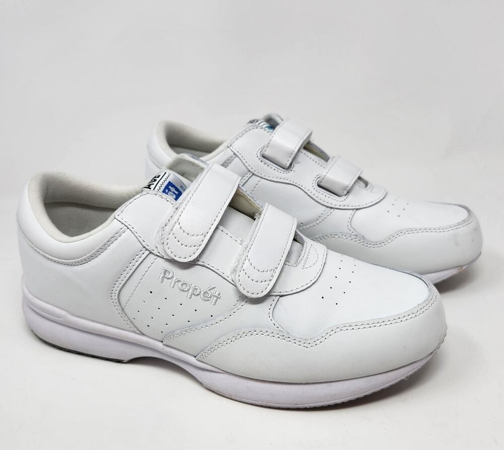 Propet White Life Walker ma5073 Leather Oxford Walking Orthopedic Shoes Mens 9